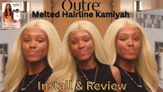 Blondes have more fun  Outre melted hairline kamiyah  Ashley Lynn Beauty [upl. by Eecyac]