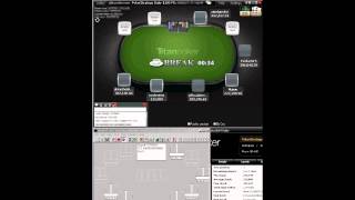 Poker Bot plays freeroll tournament at Titan [upl. by Annaeerb599]