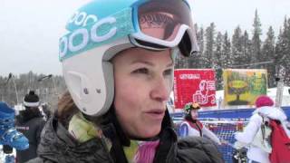 Julia Mancuso explains how she tried to teach Aksel Lund Svindal to SURF [upl. by Furgeson965]