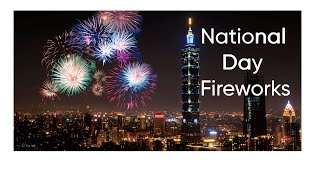 quotCelebrating Taiwan’s National Day with Epic Fireworks at Taipei 101quot [upl. by Langsdon]