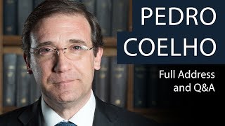 Pedro Passos Coelho  Full Address and QampA  Oxford Union [upl. by Devona]