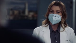 Greys Anatomy 17x17 Meredith and Hayes talk about her surviving COVID19 [upl. by Eelloh935]