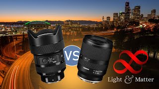 Sigma 1424 f28 ART vs Tamron 1728 for Sony Review and Comparison [upl. by Nylkaj]