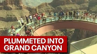 Man falls 4000 feet from Grand Canyon skywalk to his death [upl. by Bern]