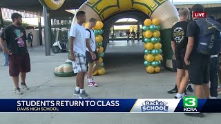 Thousands of Modesto City School District students return to class [upl. by Engud]