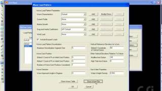 SAP2000 23 Wave Loading Watch amp Learn YouTube [upl. by Koslo]