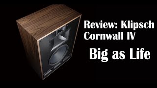 Klipsch Cornwall IV will make your speakers sound small [upl. by Ardnosak]