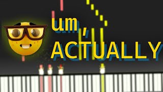 Benlee  Um actually 🤓 Official Audio  Piano Tutorial [upl. by Uthrop]