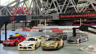 Shredding the Driftopia 124 Drift Track and Yes Thats a Supra [upl. by Esiole]