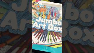 SUPER Jumbo Art Crafting Box For Any Creative Artist shorts [upl. by Garap597]