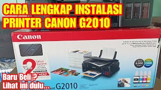 Cara Install Printer Canon G2010 Baru  New printer installation tutorial [upl. by Borroff]