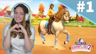 NEW HORSE GAME WITH SCHLEICH  Horse Club Adventures 2 Hazelwood Stories  Pinehaven [upl. by Atikahc]