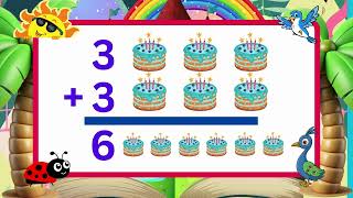 SHOCKINGLY Easy Way to Add Numbers Under 10 for Toddlers and Preschoolers [upl. by Airet]