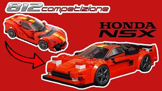 76914 Honda NSX  Lego Speed Champions Alternative MOC Tutorial [upl. by Ened562]