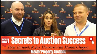 quotMastering Property Auctions with Piotr Rusinek amp Jay Howard  Manni Chopras Expert Seriesquot [upl. by Ivan]