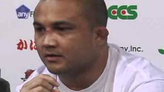 BJ Penn After Loss To Lyoto Machida at K1 Heros  MMA Weekly News [upl. by Thomajan417]