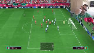 Marocco  Spagna My reactions and comments FIFA 23 [upl. by Aoht288]