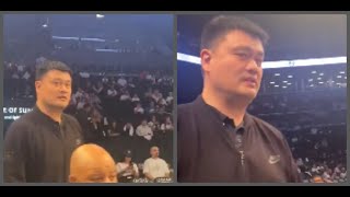 Yao Ming pulled up to Brooklyn for the NetsCavs game [upl. by Ahsilyt88]