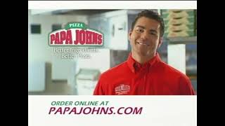 Papa Johns New Spicy Meatball Pizza Commercial 2005 [upl. by Grosmark]