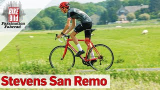 Rennrad unter 1000 Euro im Test Das Stevens San Remo [upl. by Aelanej574]