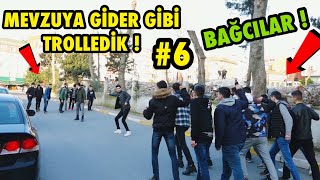 TOPLUCA İNSANLARIN ÜSTÜNE KOŞMA ŞAKASI İLE TROLLEDİK 6  Bağcılar [upl. by Tegdig318]