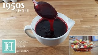 Melba Sauce for Ice Cream Sundaes ◆ 1950s Recipe [upl. by Carlina]