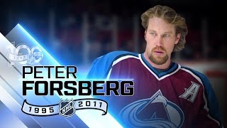 Peter Forsberg twotime Cup winner with Avalanche [upl. by Idnam]