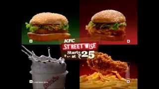 KFC India Streetwise Menu TV Commercial 2011 [upl. by Htiekal627]