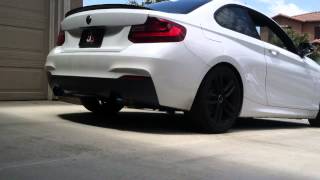 Bmw F22 228i muffler delete cold start [upl. by Mitzie900]