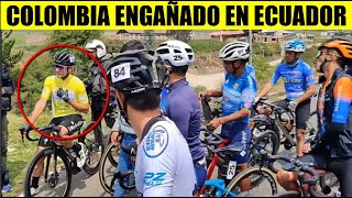 COLOMBIA LE JUEGAN SUCIO EN VUELTA a ECUADOR 2024 ¿QUE PASO  4 ETAPA [upl. by Akimert]