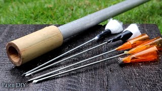 DIY Blowgun Hunting Darts  How To Make Powerful Blowgun Darts [upl. by Maren99]