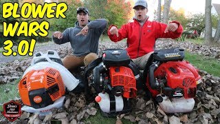 Blower Wars 30 Testing The New STIHL BR800 amp ECHO PB8010 Backpack Blowers [upl. by Gwenora]