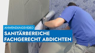 Perfekte Feuchtraumabdichtung  OTTOFLEX Abdichtbahn  neues Video in der Beschreibung [upl. by Riane]