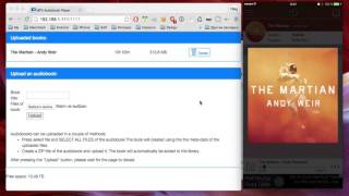 MP3 Audiobook Player  How to add a book via WiFi [upl. by Amoeji110]