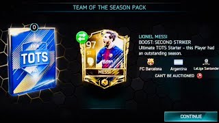 I GOT 97 OVR UTOTS MESSI  GREATEST UTOTS PACK OPENING IN FIFA MOBILE  Gameplay Review [upl. by Akimet890]