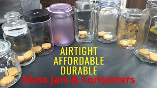 Best Airtight Glass Food Storage Jars amp Containers for Kitchen [upl. by Ramedlab182]