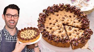 EASY Delicious Cookie Cake Recipe [upl. by Amek]