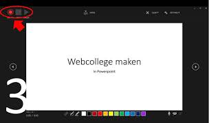 Webcollege maken in Powerpoint Windows [upl. by Milak945]