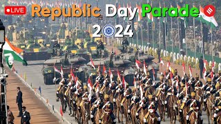 Republic Day Parade 2024 India Celebrates 75th Republic Day  26 January Parade [upl. by Llerrem]