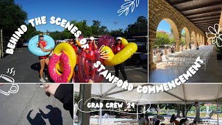 STANFORD COMMENCEMENT 2024 VLOG  everything that goes into prepping for graduation [upl. by Maroj]