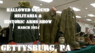 Check out the Hallowed Ground Militaria Show in Gettysburg PA Show haul military history ebay [upl. by Lseil]