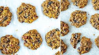 Banana Oatmeal Breakfast Cookies [upl. by Trik]