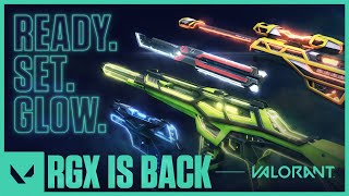 Ready Set GLOW  RGX 11z Pro Skin Reveal Trailer  VALORANT [upl. by Leinoto874]