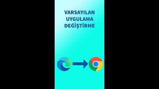 Windows 11 Varsayılan Tarayıcı Değiştirme shorts [upl. by Neel]