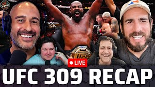 🔴 UFC 309 Recap with Ray Longo  GOAT Jon Jones  UFC Macau Picks  Aspinall or Pereira  AampF525 [upl. by Nueoras]