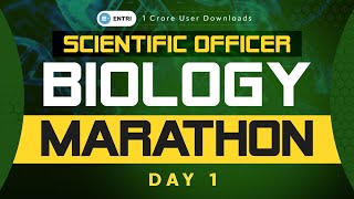 Scientific Officer Biology 🔴 Marathon 🔴 Live 🔴 Day 1 🔴 Entri Teaching Exams scientificofficer [upl. by Gardell]