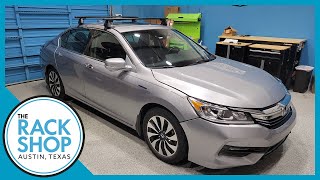 20132017 Honda Accord Yakima BaseLine JetStream Roof Rack  The Rack Shop  Austin TX [upl. by Acimak950]