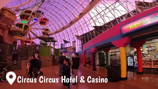 Walking Tour The Adventuredome Indoor Amusement park  Circus circus  Las Vegas 2024  Rides  kids [upl. by Annabela999]