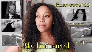 REACTION by Psyche Evanescence My Immortal Official Music Video [upl. by Stryker324]