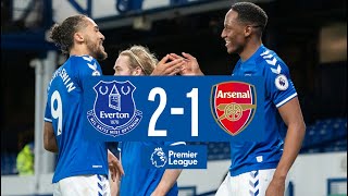 EVERTON 21 ARSENAL  PREMIER LEAGUE HIGHLIGHTS [upl. by Demetris857]